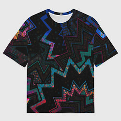 Футболка оверсайз мужская Этнический Узор, цвет: 3D-принт