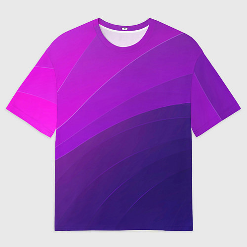 Мужская футболка оверсайз Утрафиолет / 3D-принт – фото 1