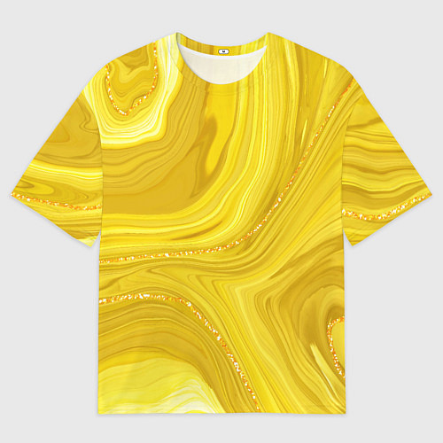 Мужская футболка оверсайз Янтарь / 3D-принт – фото 1