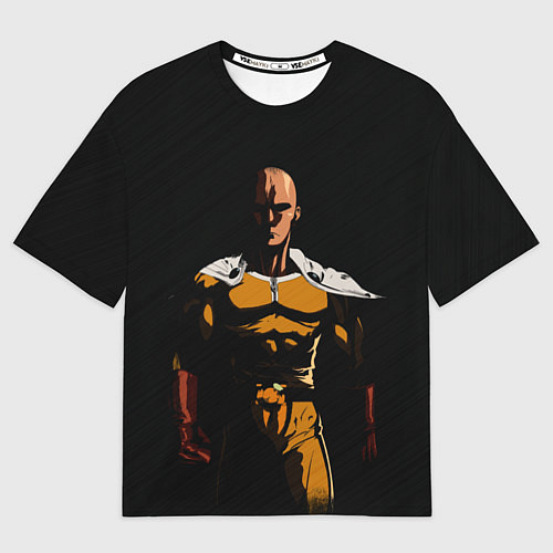 Мужская футболка оверсайз One Punch-Man - человек-кулак / 3D-принт – фото 1