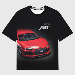 Футболка оверсайз мужская Audi quattro ABT autotuning, цвет: 3D-принт