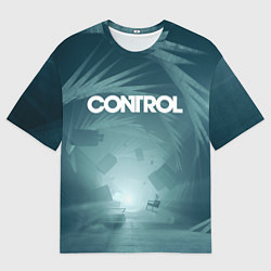 Мужская футболка оверсайз Аномалия в бюро