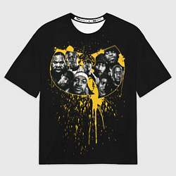 Футболка оверсайз мужская Wu-Tang Clan paint, цвет: 3D-принт