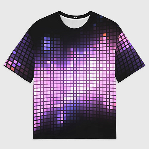 Мужская футболка оверсайз Музыкальная визуализация / 3D-принт – фото 1