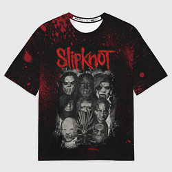 Мужская футболка оверсайз Slipknot dark