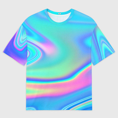 Мужская футболка оверсайз Переливы цветов / 3D-принт – фото 1