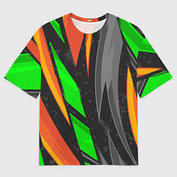 Футболка оверсайз мужская Абстракция, цвет: 3D-принт