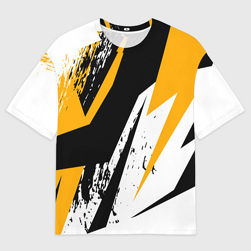 Мужская футболка оверсайз Гоночная абстракция / 3D-принт – фото 1