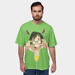 Футболка оверсайз мужская Ямато Никайдо - Семёрка идолов, цвет: 3D-принт — фото 2