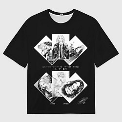 Футболка оверсайз мужская Эстетика токийских мстителей, цвет: 3D-принт