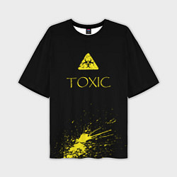 Мужская футболка оверсайз TOXIC - Биологическая опасность