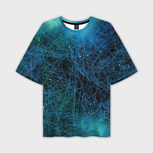 Мужская футболка оверсайз Мета вселенная / 3D-принт – фото 1