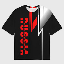 Футболка оверсайз мужская Russian - Russian Federation, цвет: 3D-принт