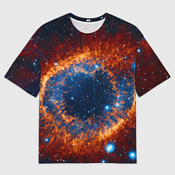 Футболка оверсайз мужская Космическое галактическое око, цвет: 3D-принт