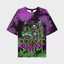 Мужская футболка оверсайз Slipknot satan