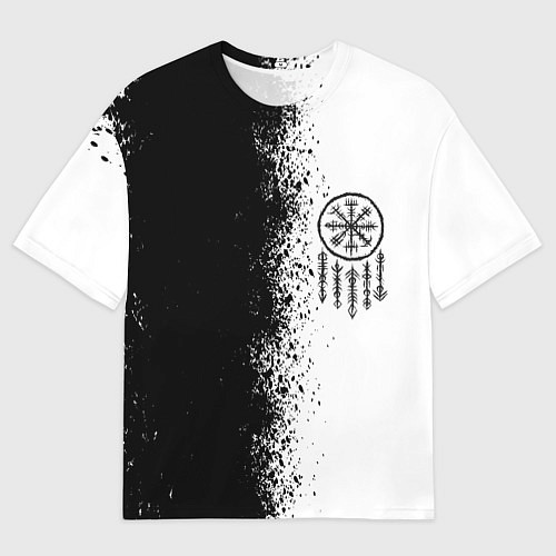 Мужская футболка оверсайз Северный компас Вегвизир / 3D-принт – фото 1