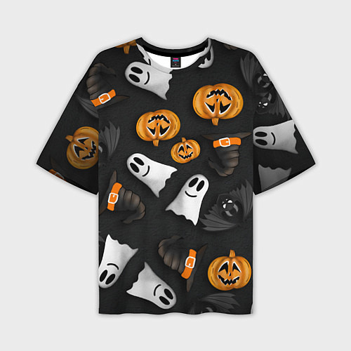 Мужская футболка оверсайз Halloween 31 окт / 3D-принт – фото 1