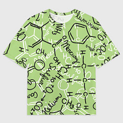 Футболка оверсайз мужская Химия в хаосе, цвет: 3D-принт