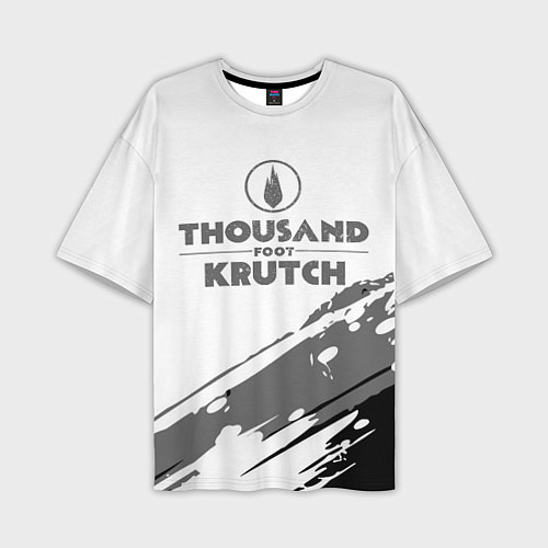 Мужская футболка оверсайз Thousand Foot Krutch логотип / 3D-принт – фото 1