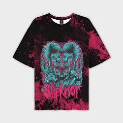 Футболка оверсайз мужская Monster Slipknot, цвет: 3D-принт