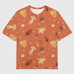 Футболка оверсайз мужская Осень в лесу, цвет: 3D-принт