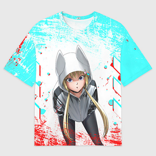 Мужская футболка оверсайз Sweet Kon - Инцидент Кэмоно / 3D-принт – фото 1