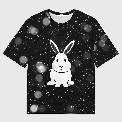 Мужская футболка оверсайз Год кролика 2023 / 3D-принт – фото 1