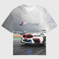 Футболка оверсайз мужская BMW M8 Safety car, цвет: 3D-принт