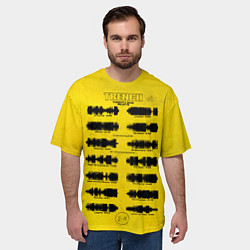 Футболка оверсайз мужская Trench - Twenty One Pilots, цвет: 3D-принт — фото 2