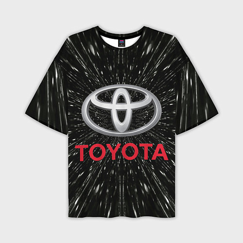 Мужская футболка оверсайз Тойота, эмблема, автомобильная тема / 3D-принт – фото 1