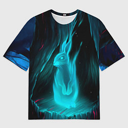 Мужская футболка оверсайз Дух кролика