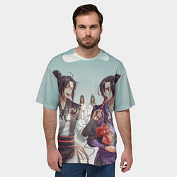 Футболка оверсайз мужская Wangji and Wuxian - Mo Dao Zu Shi, цвет: 3D-принт — фото 2