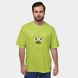 Футболка оверсайз мужская Майк Салливан лицо, цвет: 3D-принт — фото 2