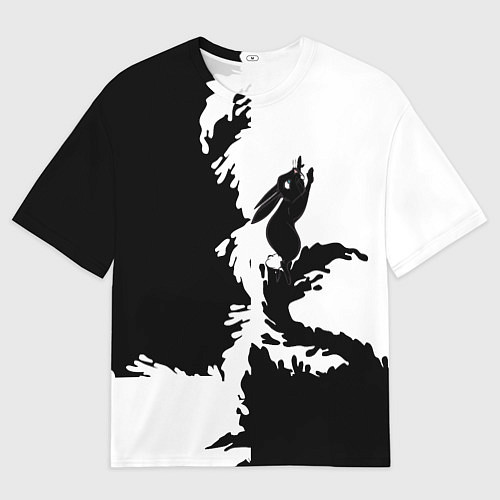 Мужская футболка оверсайз Символ 2023 года зайка / 3D-принт – фото 1