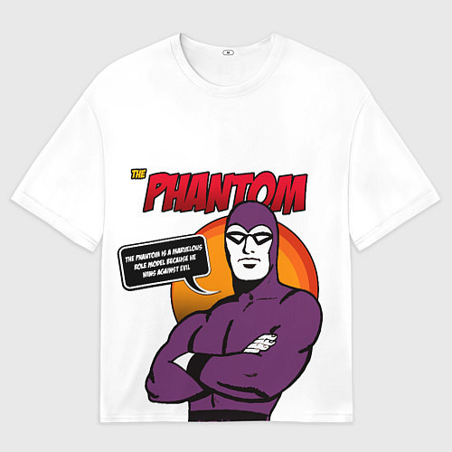 Мужская футболка оверсайз The Phantom / 3D-принт – фото 1