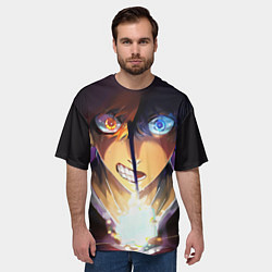 Футболка оверсайз мужская Blue Lock anime, цвет: 3D-принт — фото 2