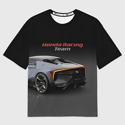 Футболка оверсайз мужская Honda Racing Team - Japan, цвет: 3D-принт
