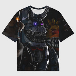 Футболка оверсайз мужская Кошмарный Бoнни, цвет: 3D-принт