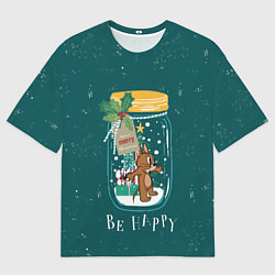 Мужская футболка оверсайз Джерри в банке