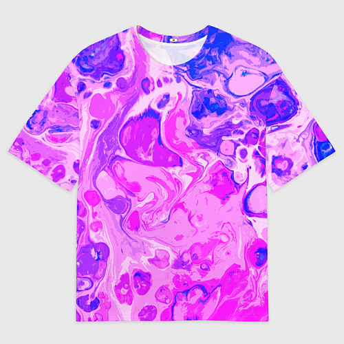 Мужская футболка оверсайз Абстракция тай-дай / 3D-принт – фото 1