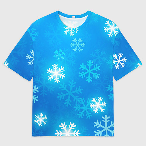 Мужская футболка оверсайз Зима 2023 / 3D-принт – фото 1