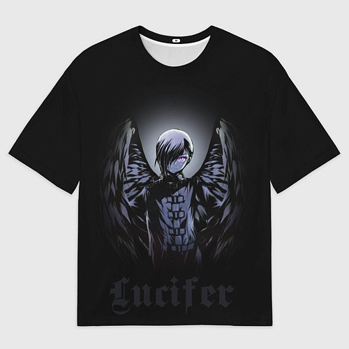 Мужская футболка оверсайз Повелитель тьмы на подработке - Падший ангел Люциф / 3D-принт – фото 1