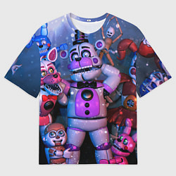 Футболка оверсайз мужская Фантайм Фредди, цвет: 3D-принт