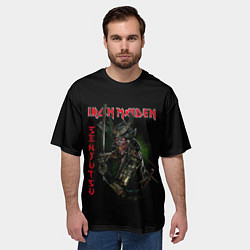 Футболка оверсайз мужская Iron Maiden Senjutsu samurai, цвет: 3D-принт — фото 2