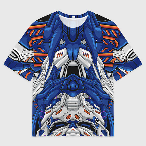 Мужская футболка оверсайз Инопланетный костюм / 3D-принт – фото 1