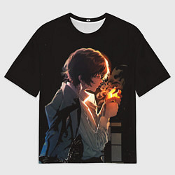 Мужская футболка оверсайз Дазай Осаму - Бродячие псы