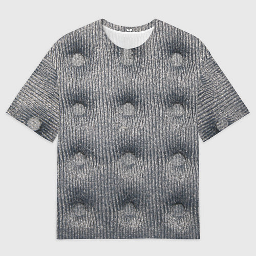 Мужская футболка оверсайз Мебельная обивка - текстура / 3D-принт – фото 1