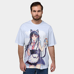 Футболка оверсайз мужская Сузуне Хорикита, цвет: 3D-принт — фото 2