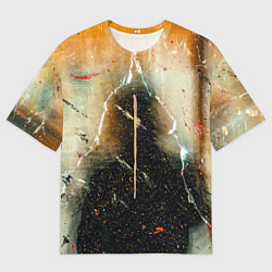 Футболка оверсайз мужская Туман, тени и краски, цвет: 3D-принт
