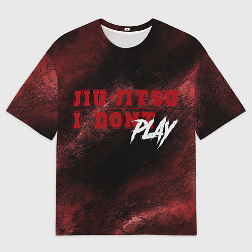 Мужская футболка оверсайз Power jiu-jitsu idp / 3D-принт – фото 1